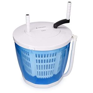 Máquina de lavar roupa de campismo Navaris 2 em 1 mini máquina de lavar roupa
