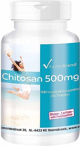 Chitosan Vitamintrend 500mg, 240 Tabletten, Fettblocker