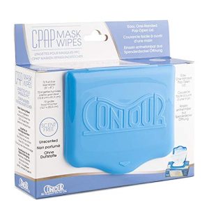 Toallitas limpiadoras para mascarillas CPAP Cleaner Contour CPAP, 72 piezas
