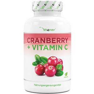 Cápsulas de cranberry Extrato de cranberry Vit4ever com vitamina C