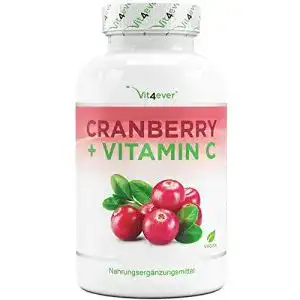 Cranberry kapseln vit4ever cranberry extrakt mit vitamin c