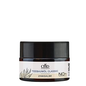 Crema contra las espinillas CMD cosmética natural aceite de árbol de té pomada de zinc