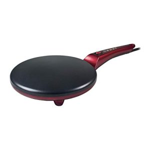 Crepes Maker BEPER BT.710Y Electric Crepe Red and Black, 800W - crepes maker beper bt 710y electric crepe red and black 800w