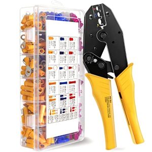 Crimping pliers HBselect cable lugs set with 700 pieces.