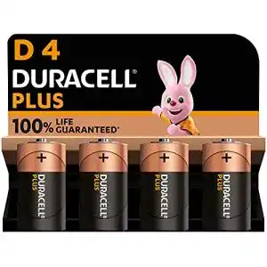 D batterien duracell plus d batterien lr20 4 stueck alkaline