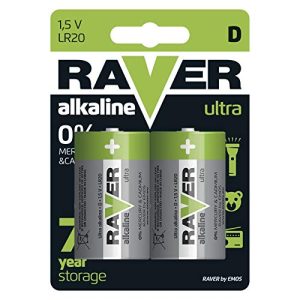 D-batterier EMOS Raver Ultra alkaliske batterier type D mono