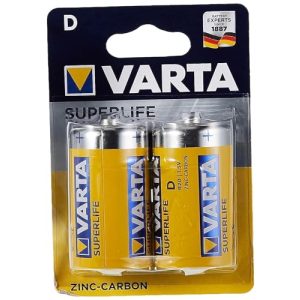 D-Batterien Varta 10500220 Superlife Zink-Kohle Batterien Mono
