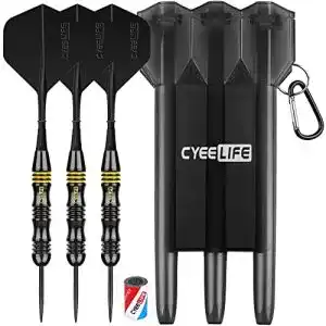 Dartpfeile cyeelife 24 gr steeldarts mit aufbewahrungsbox