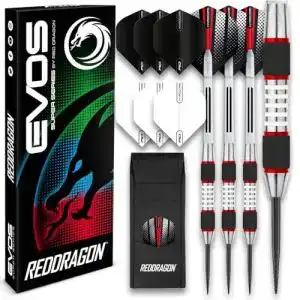 Dartpfeile red dragon evos 24 gram tungsten profi steel darts