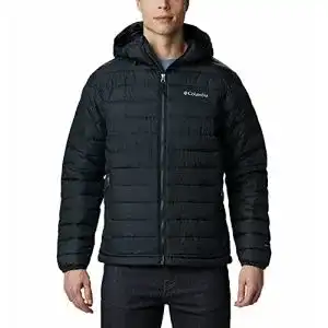 Daunenjacke herren columbia herren steppjacke mit kapuze schwarz