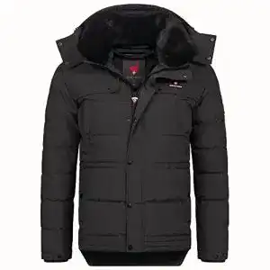 Daunenjacke herren hoehenhorn adamelo herren winter jacke schwarz