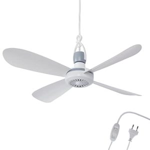 Bestlivings mobile ceiling fan with plug and switch