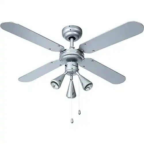 Deckenventilator Bestron mit drei Lampen und großer Flügelspannweite