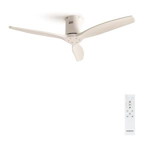 Ventilateur de plafond CREATE, WINDCALM, blanc avec télécommande