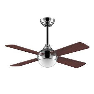 Ceiling fan Ovlaim 122cm with dimmable LED lighting