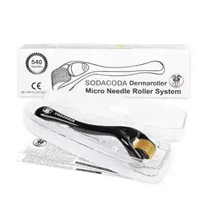 Dermaroller sodacoda 540 mikro nadeln aus titan und edelstahl