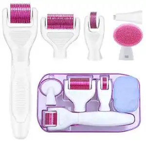 Dermaroller zitfri derma roller 6 in 1 microneedling derma roller