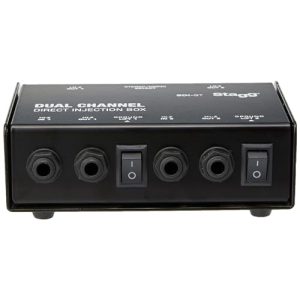 Di-Box Stagg SDI-ST DI box a 2 canali con switch mono/stereo