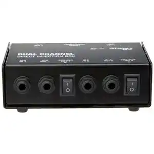 Di box stagg sdi st 2 kanal di box mit mono stereo schalter