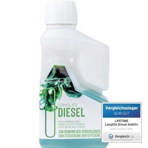 Aditivo diesel LIFETIME Aditivo diesel concentrado de longa duração, diesel