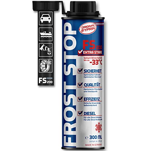 Diesel-Additiv SYPRIN Diesel Frost Stop Additiv Zusatz 300ml