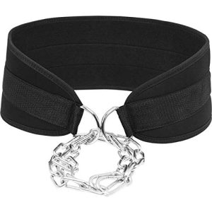 Cintura per dip GORILLA SPORTS ® Cintura per dip – con catena in acciaio