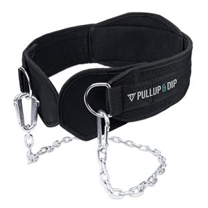 Dip belt PULLUP & DIP belt with chain and 3x carabiners