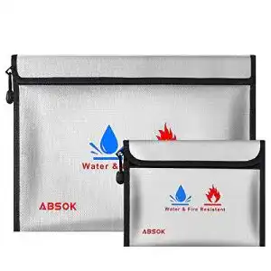 Dokumentenmappe absok feuerfeste tasche 2 set
