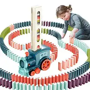 Dominosteine morease domino zug spielzeug 60 stueck