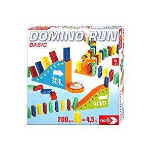 Dominosteine Noris 606065646 Domino Run Basic-Set, 200 Steine - dominosteine noris 606065646 domino run basic set 200 steine