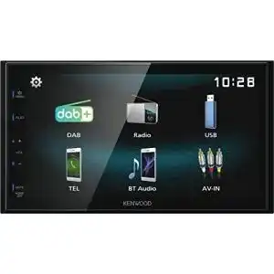 Doppel din radios kenwood dmx125dab 173 cm wvga digital media