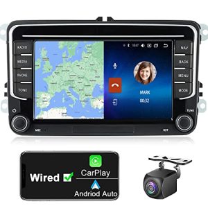 Double DIN radios Woibugee Android car radio with navigation screen