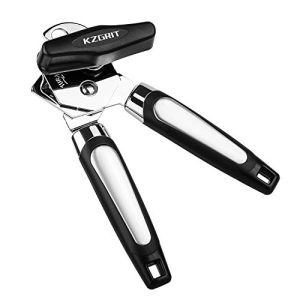 Can opener KZGRIT, safety stainless steel, smooth edge, manual