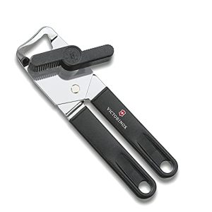 Victorinox universal can opener with bottle opener, safe