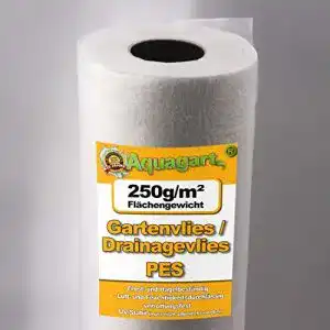 Drainagevlies aquagart 40mc2b2 unkrautvlies weiss 250g pes