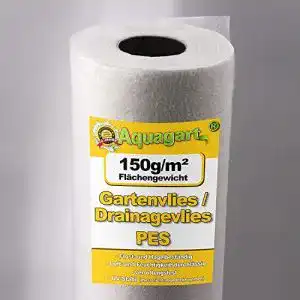 Drainagevlies aquagart unkrautvlies weiss 150g pes 1