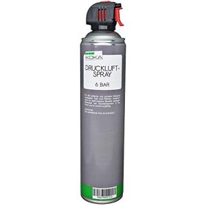 Spray air comprimé KOKA 6 bar 600ml nettoyant tout usage avec tube
