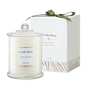 Scented candles La Jolíe Muse scented candle in a glass, jasmine, 280g