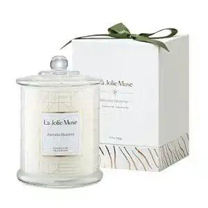Duftkerzen la jolie muse duftkerze im glas jasmin 280g
