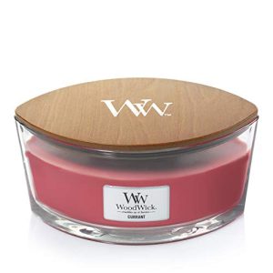 Scented candles WoodWick Medium-sized scented candle in an hourglass glass