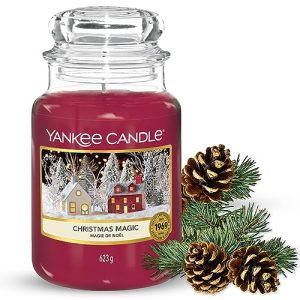 Illatos gyertyák Yankee Candle illatos gyertya, nagyméretű gyertya üvegben