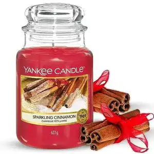 Duftkerzen yankee candle duftkerze sparkling cinnamon