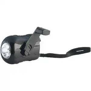 Dynamo taschenlampe lunartec outdoor mit 3 leds 02 w 9 lm