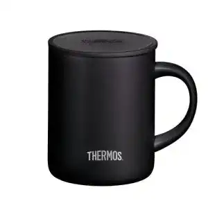 Edelstahlbecher thermos longlife cup 350ml tasse edelstahl schwarz