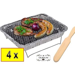 Disposable grill BTV Batovi 4x Disposable Barbecue with 2 kg Charcoal