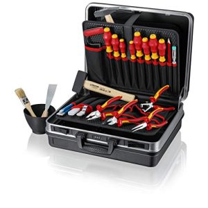 Elektriker værktøjskuffert Knipex lærlingetaske hård kuffert