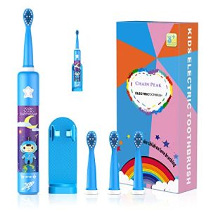 Escova de dentes elétrica infantil CHAIN ​​​​PEAK musical, elétrica