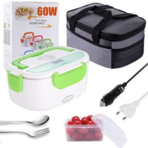 Electric lunch box Nifogo 60W food warmer stainless steel 220V