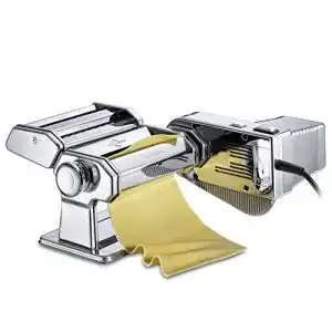 Elektrische nudelmaschine kuechenprofi motor pastacasa silber