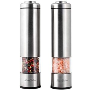 Electric pepper mill LuxeCulina salt and pepper mill